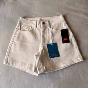 NEW Market & Spruce White Lycra Shorts 5” Inseam Stitchfix Size 0